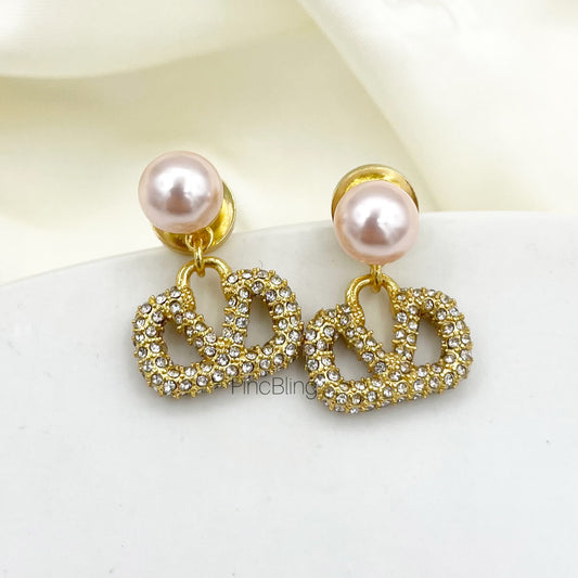Textured Pearl Luxe Earing