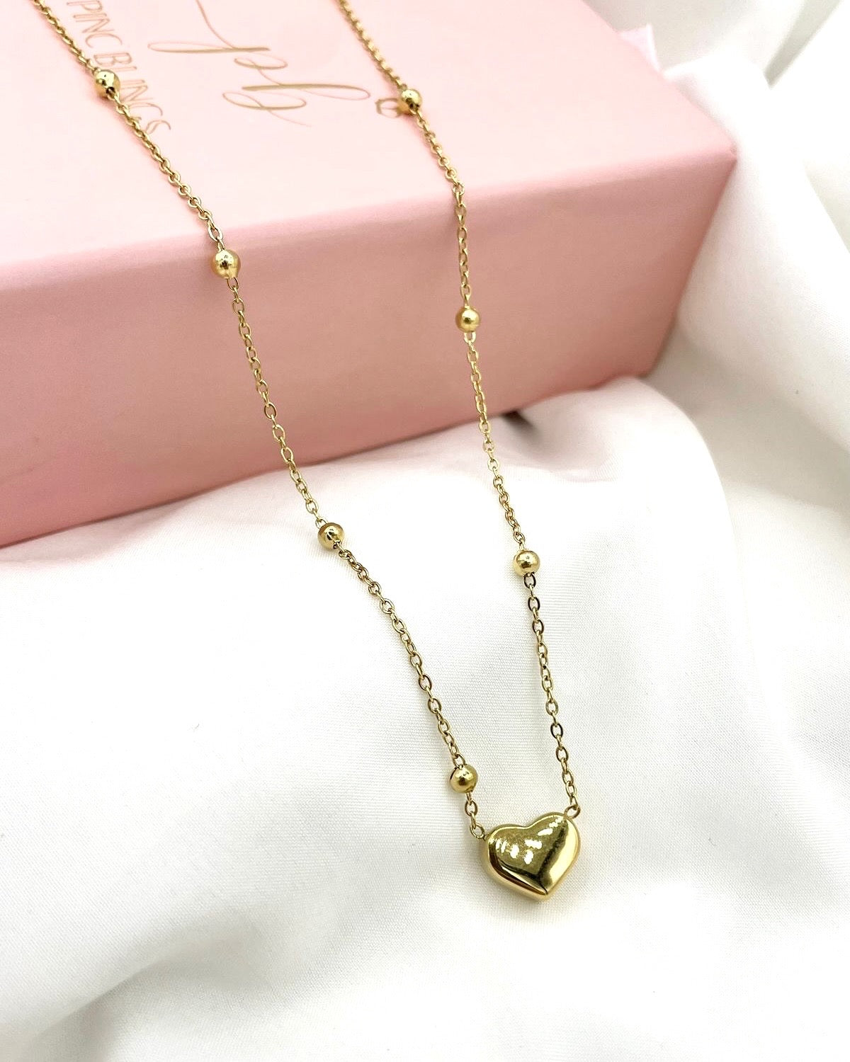 Golden Heart Necklace