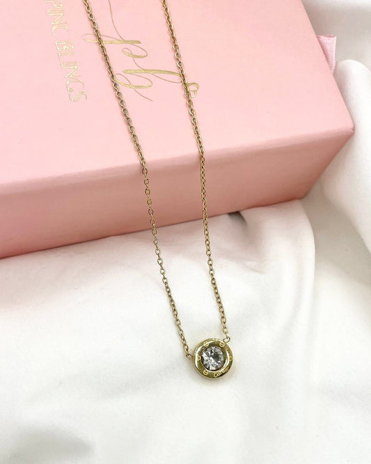 Minimal Stone Necklace