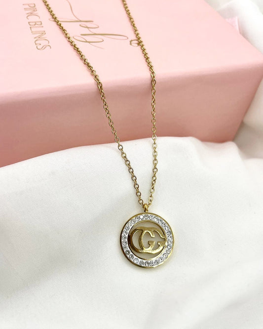 Golden Stone Necklace