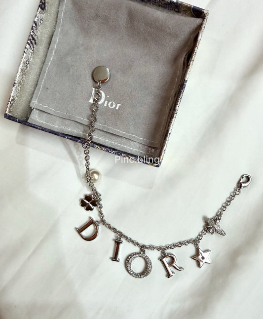 Bracelet logo silver LxB DR