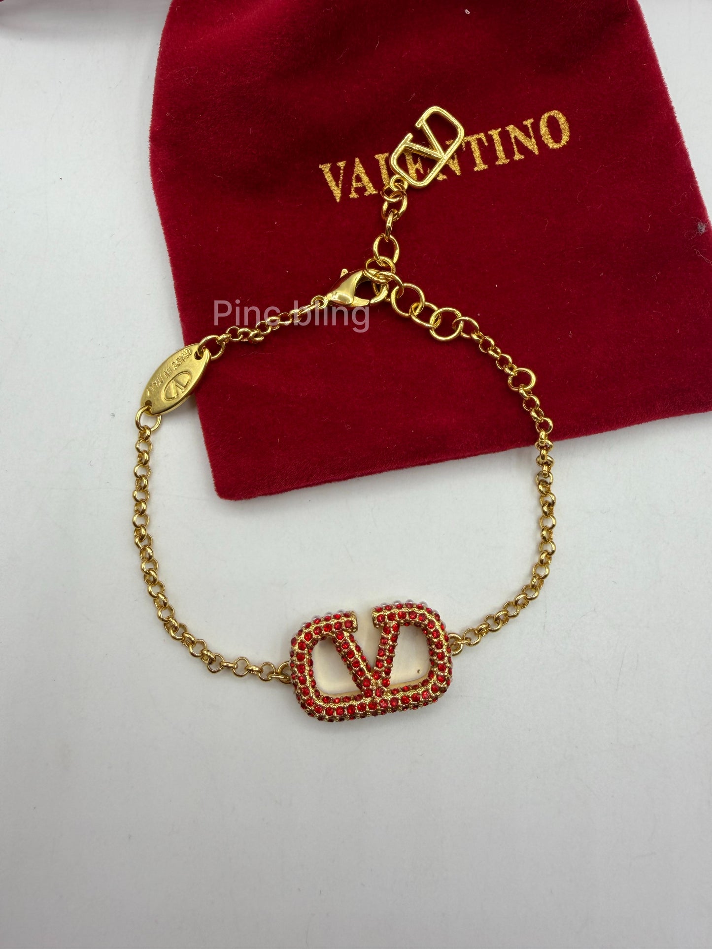 Vlogo Signature Metal Bracelet LxB